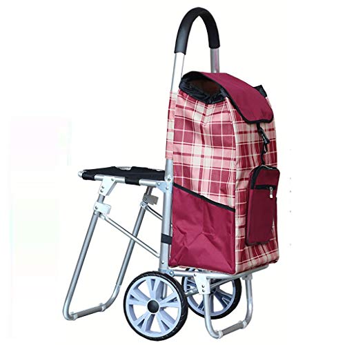 MEVZHH Bewegliche Hand Trucks Treppe-Kletterstueinkaufswagen, Klappbar Tragbare Lebensmittel Einkaufswagen, Gepäckwagen Verstärkt Sitz, Klappwagen Mit Treptrolleys/a/C MEVZHH Bewegliche Hand Trucks Treppe-Kletterstueinkaufswagen, Klappbar Tragbare Lebensmittel Einkaufswagen, Gepäckwagen Verstärkt Sitz, Klappwagen Mit Treptrolleys/a/C von MEVZHH