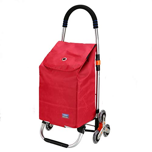 MEVZHH Bewegliche Hand Trucks Warenkorb Material Einkaufstasche Einkaufswagen Leichtgewicht Aluminiumlegieruklappwagen Multifunktionsgepäck Wagen Mit Rädern Wagen/Rot MEVZHH Bewegliche Hand Trucks Warenkorb Material Einkaufstasche Einkaufswagen Leichtgewicht Aluminiumlegieruklappwagen Multifunktionsgepäck Wagen Mit Rädern Wagen/Rot von MEVZHH
