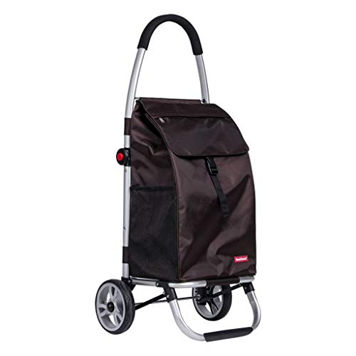 MEVZHH Bewegliche Hand Trucks Warenkorb Shoppicart Wasserdicht Foldigrocery Shoppicart Oldall Trailer Tragbarer Wagen Warenkorb Aluminumy Klappbarer Shoppicart Verschleißfester Wagen/M von MEVZHH