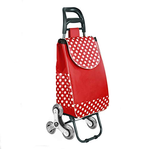 MEVZHH Bewegliche Handwagen Treppe-Climbishoppicart Metall 6-Rad Multifunktional Shoppicart Multifunktional Gepäckwagen Mit Rädern Trolleys/Ein MEVZHH Bewegliche Handwagen Treppe-Climbishoppicart Metall 6-Rad Multifunktional Shoppicart Multifunktional Gepäckwagen Mit Rädern Trolleys/Ein von MEVZHH