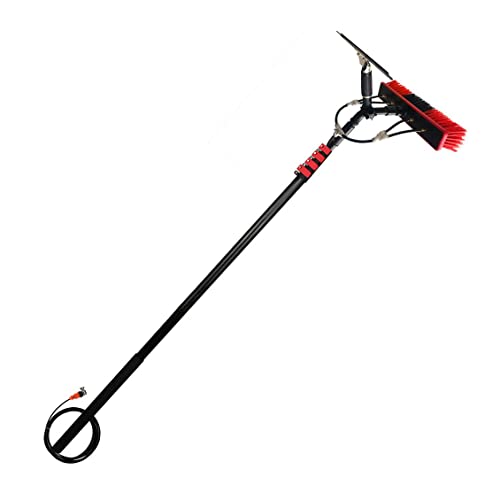 MEVZHH Bürsten, Extension Pole Squeegee Fensterwäscher Combokopspole Für Fensterreiniguenthält 3 Größen Von Squeegee Klingen Extension Pole Für Photovoltaik-D Solarpaneele, 7,2 M / 23,6 Fuß/5,4 M/17,7 von MEVZHH