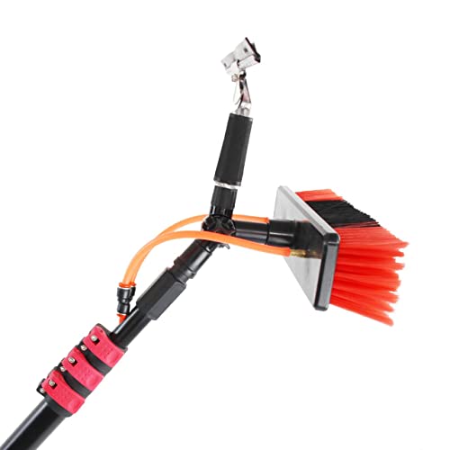 MEVZHH Bürsten, Extension Pole Squeegee Window Washer Combokopischer Pole Für Fensterreiniguenthält 3 Größen Von Squeegee Klingen Extension Pole Für Photovoltaik-D Solarpaneele, 7,2 M / 23,6 Fuß/7,2 M von MEVZHH
