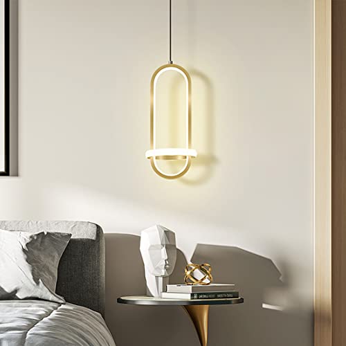 MEVZHH Chandeliers,D Oval Esszimmer Led-Dimmbar Hängelamhöhe Einstellbar Nachtlamdrei Farben Wechselnd Deckenleuchte Moderne Beleuchtufür Büro Wohnzimmer Durchmesser 15 cm von MEVZHH