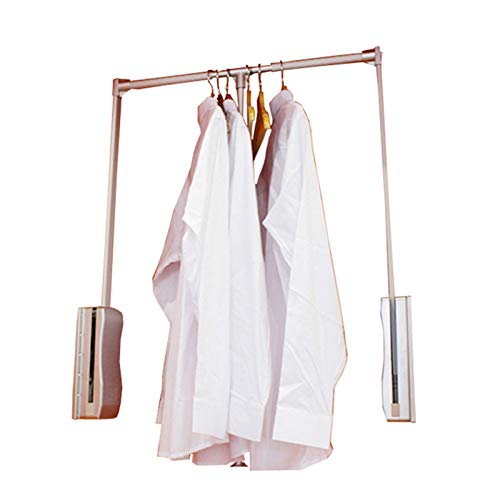 MEVZHH Drop-Down Kleiderschrank Hängende Schiene, Alumischrank Lagerstand Trocknungsstand, Verstellbarer Schrankstab Kleiderschrank Lifter Lagerstand, Verstellbares 510-1210Mm, Last 30Kg/510 MEVZHH Drop-Down Kleiderschrank Hängende Schiene, Alumischrank Lagerstand Trocknungsstand, Verstellbarer Schrankstab Kleiderschrank Lifter Lagerstand, Verstellbares 510-1210Mm, Last 30Kg/510 von MEVZHH