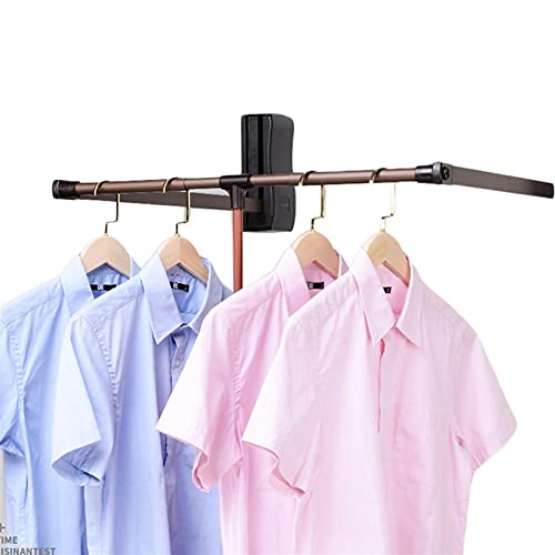 MEVZHH Drop-Down Kleiderschrank Hängende Schiene, Schlafzimmer Heben Rutsche, Verstellbare Trocknungsstand Mantel Rutsche, Verstellbar 450-1150Mm, Mocha, Last 30Kg / 830-1150Mm/830 MEVZHH Drop-Down Kleiderschrank Hängende Schiene, Schlafzimmer Heben Rutsche, Verstellbare Trocknungsstand Mantel Rutsche, Verstellbar 450-1150Mm, Mocha, Last 30Kg / 830-1150Mm/830 von MEVZHH