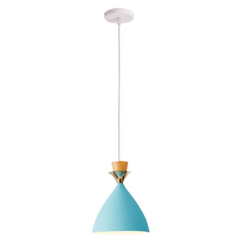 MEVZHH Einzigartiges Hängelamschatten Nordischer Stil E27 Einzelkopf Kronleuchter, Einfachheit Hängende Verstellbare Hängelicht E27 Basis Deckenleuchte Restaurant Esszimmer Schlafzimmer Küche/Blau MEVZHH Einzigartiges Hängelamschatten Nordischer Stil E27 Einzelkopf Kronleuchter, Einfachheit Hängende Verstellbare Hängelicht E27 Basis Deckenleuchte Restaurant Esszimmer Schlafzimmer Küche/Blau von MEVZHH
