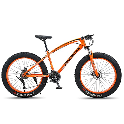MEVZHH Fahrrad Kohlenstoffstastrand Schnee Outdoor 26 Zoll Mountainfür Jungen Mädchen Männerd Frauen Hardtail Scheibenbremsen Orange Gesprochen Erwachsener Fett Reifen Mountainbike/Orae Gesprochen/27 MEVZHH Fahrrad Kohlenstoffstastrand Schnee Outdoor 26 Zoll Mountainfür Jungen Mädchen Männerd Frauen Hardtail Scheibenbremsen Orange Gesprochen Erwachsener Fett Reifen Mountainbike/Orae Gesprochen/27 von MEVZHH