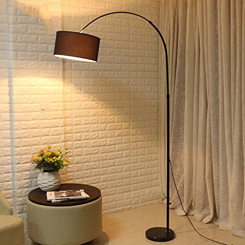 MEVZHH Fußbodenlampen, Moderne Angelstangen Bogen Fußbodenlampen, Marmorbasis Führte Fußbodenlampe, Multi Farbe Optional.Stehlicht/B-Glühlampe von MEVZHH