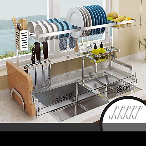 MEVZHH Geschirr Rack Edelstageschirr Rack | Drain Rack Arbeitsplatte Spülbecken Rack | Teller Rack Kücheeck Aufbewahrurack | Reisschale Rack Haushaltsregal von MEVZHH