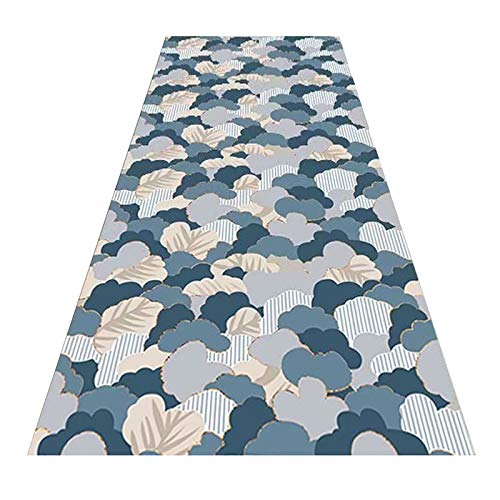 MEVZHH Halle Teppich, Einrutschschutz Bereich Teppiche Blumen Muster Langlebig Waschbar Für Trepheimdekoration, Verschiedene Größen/a / 60X200Cm/Ein/80 * 300 cm von MEVZHH
