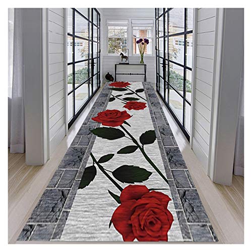 MEVZHH Halle Teppich, Home Décor Rutschfeste Teppiche Kspaltbare Bordered Für Eingangsküche/a / 60X250Cm/Ein/80 * 700 cm von MEVZHH
