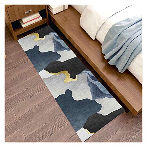 MEVZHH Halle Teppich,-Stilrutsch Bereich Teppiche Touch Weiche Waschbare Kante Für Einwohnzimmer, Stapel 0.6Cm / a / 100X100Cm/Ein/80 * 700 cm von MEVZHH
