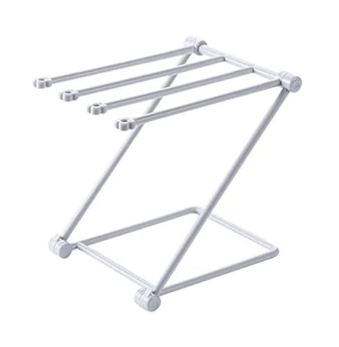 MEVZHH Handtücher Bar Handtücherregal Handtücher Küchenaufbewahruhandtücherregal Faltbares Handtücherregal Vertikale Küche Rstorage Rack Tischdecke Trocknungsregel Handtücherregal Handtücherschiene/L von MEVZHH