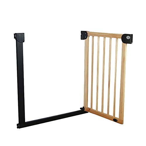 MEVZHH Haustier Playpens, Extra Breite Sicherheit Tore Druckmontage Holz Hund Tor Treppen Banisters Flur Treppe-Balusters/a / 76-83Cm von MEVZHH