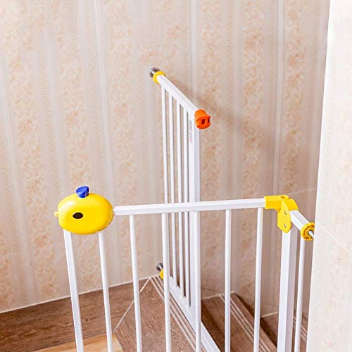 MEVZHH Haustier Playpens, Sicherheit Tore Druck Mount Walk-Through Haustier Hund Tor Für Trepbanisters/Flur/Tür, Extra Breit 75-194 cm Treppe-Balusters/a / 95-104Cm von MEVZHH