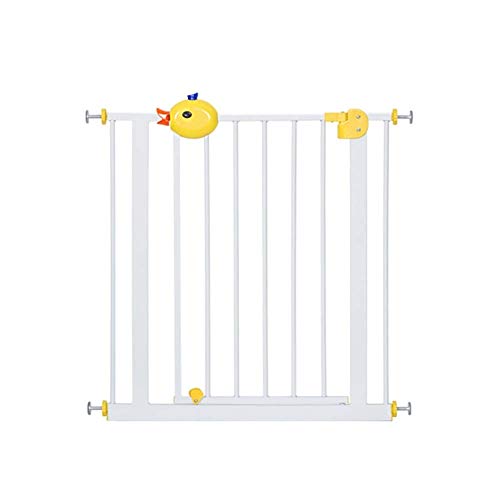 MEVZHH Haustier Playpens, Sicherheitstoor Metall Erweiterbares Haustier Sicherheitstoor Auto-Schließen Mit Druckmontage Treppe-Balusters/a / 135-144Cm von MEVZHH