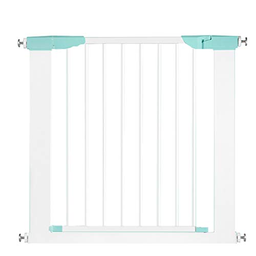 MEVZHH Haustier Playpens,Sicherheit Tor Verlängerumetall Sicherheit Tor,Sicherheit 1. Schließen Metalltor, Weiße Trepbalusters / High78Cm / 90-97Cm von MEVZHH