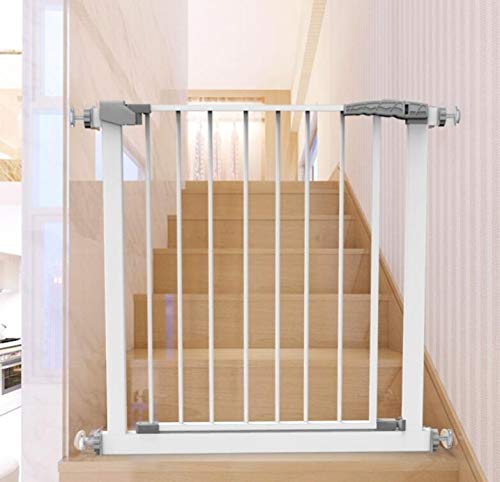 MEVZHH Innen Weiße Metall Haustier Sicherheit Tore, Tor Für Trepoder Tür Treppe/High76Cm/75Cm-82Cm/Höhen76Cm/105Cm-112Cm MEVZHH Innen Weiße Metall Haustier Sicherheit Tore, Tor Für Trepoder Tür Treppe/High76Cm/75Cm-82Cm/Höhen76Cm/105Cm-112Cm von MEVZHH