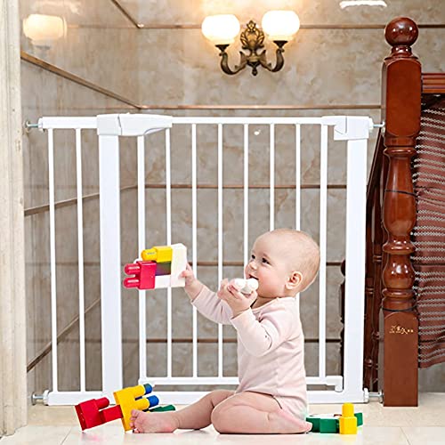 MEVZHH Kinder Sicherheit Tor Druck Montierte Sicherheit Tore Mitart Stay Open Feature Kinder Haustier Sicherheit Metall Tore Für Türend Treppen/a + 21Cm von MEVZHH