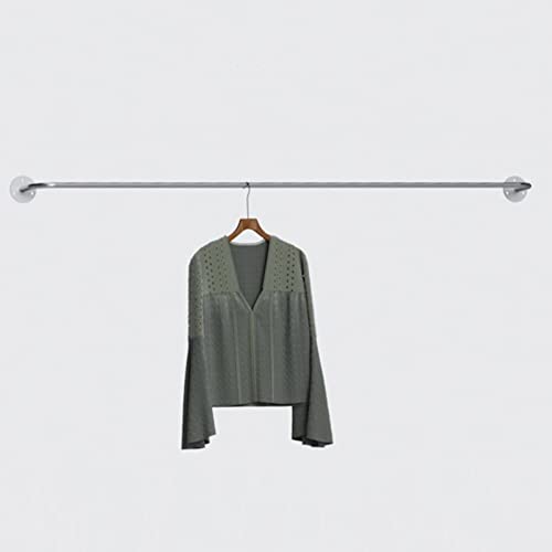 MEVZHH Kleidungshalter Kleidungsstück Hängebar, Mehrzweckkleidungsaufbewahrungshalter Für Boutiquen, Heavy Duty Regale Edelstaschrankstange Handtücherhalter Trocknungsstand, Kleiduorgani/Stil 4/100 cm von MEVZHH