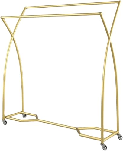 MEVZHH Kleidungsschiene Hanger Schwere Kleidungsschiene,Abhängige Trocknungsgestände Mit 2 Hangern, Altmodische Kommerzielle Rollentrocknergestände, Industrie-Rohr-Trocknungsgestände,Den, 120Cm,Den-12 MEVZHH Kleidungsschiene Hanger Schwere Kleidungsschiene,Abhängige Trocknungsgestände Mit 2 Hangern, Altmodische Kommerzielle Rollentrocknergestände, Industrie-Rohr-Trocknungsgestände,Den, 120Cm,Den-12 von MEVZHH
