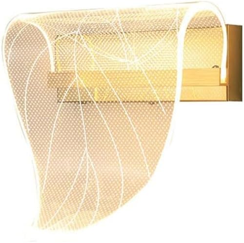 MEVZHH Kronleuchter, 7.8In Modern Sconce 8W Eisen Acryl Licht Set Von 1, Warm Weiß Led Indoor Wandleuchten, Dekowandleuchten & Sconces, Decked Mount Beleuchtufür Flur, Wohnzimmer, Flur von MEVZHH