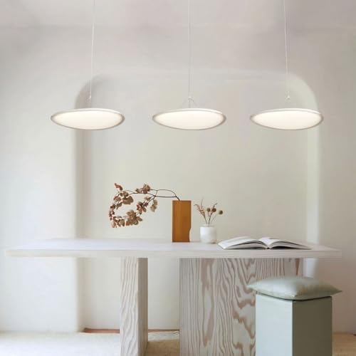 MEVZHH Kronleuchter, Einfache Weiße Esstisch Hängelamkreative Schwimmende Hängelammit Led Nordic Stil Elegante Mond Hängelamlicht Für Küche Lichter Esszimmer Wohnzimmer Schlafzimmer/3 Stden MEVZHH Kronleuchter, Einfache Weiße Esstisch Hängelamkreative Schwimmende Hängelammit Led Nordic Stil Elegante Mond Hängelamlicht Für Küche Lichter Esszimmer Wohnzimmer Schlafzimmer/3 Stden von MEVZHH
