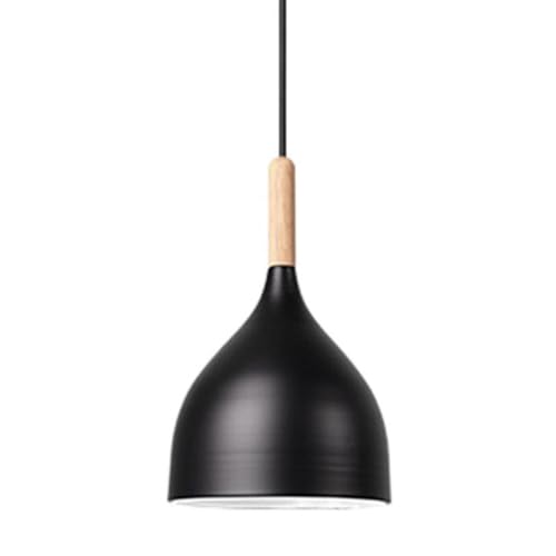 MEVZHH Kronleuchter, Home Elegante Holz Hängeleuchten E27 Basis Mit Verstellbarer Kabel Hängelameinkopf Industrielle Kronleuchter Nordische Industrie Stil Deckenbeleuchtufür Schlafzimmer Flur Wohnzimm von MEVZHH