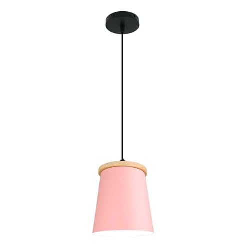 MEVZHH Kronleuchter, Indoor Kronleuchter Einfache Kreative Beleuchtumode Dekoration Anhängerlicht Retro Industrielle Hängelameinkopfpenschirm Für Foyer Frühstücksraum Küche Schlafzimmer/Rosa MEVZHH Kronleuchter, Indoor Kronleuchter Einfache Kreative Beleuchtumode Dekoration Anhängerlicht Retro Industrielle Hängelameinkopfpenschirm Für Foyer Frühstücksraum Küche Schlafzimmer/Rosa von MEVZHH