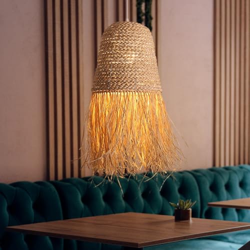 MEVZHH Kronleuchter, Kreative Gras Seil Kronleuchter Hand Gewebt Kronleuchter Rustikale Kronleuchter Höhenverstellbar Geeignet Für Schlafzimmer Wohnzimmer Esszimmer Küche Bauernhaus Treppe MEVZHH Kronleuchter, Kreative Gras Seil Kronleuchter Hand Gewebt Kronleuchter Rustikale Kronleuchter Höhenverstellbar Geeignet Für Schlafzimmer Wohnzimmer Esszimmer Küche Bauernhaus Treppe von MEVZHH