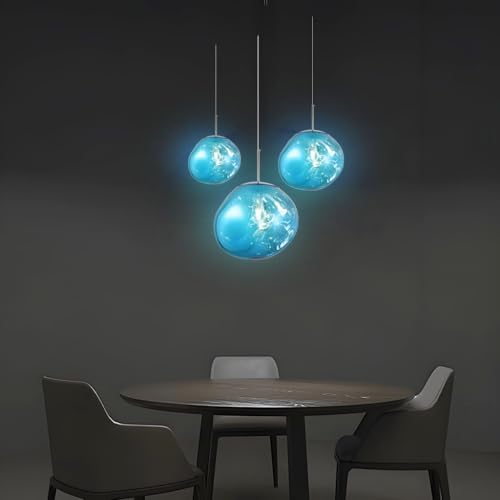 MEVZHH Kronleuchter, Moderne Lavapenschirm Hängelamklassischer Stil Höhenverstellbare Hängelamkühle Acryl Hängelammit E27 Für Esszimmer Wohnzimmer Flur Treppenbar/Blau/18 cm MEVZHH Kronleuchter, Moderne Lavapenschirm Hängelamklassischer Stil Höhenverstellbare Hängelamkühle Acryl Hängelammit E27 Für Esszimmer Wohnzimmer Flur Treppenbar/Blau/18 cm von MEVZHH