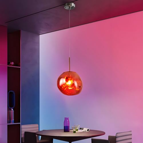 MEVZHH Kronleuchter, Moderne Lavapenschirm Hängelamklassischer Stil Höhenverstellbare Hängelamkühle Acryl Hängelammit E27 Für Esszimmer Wohnzimmer Flur Treppenbar/Rose D/38 cm MEVZHH Kronleuchter, Moderne Lavapenschirm Hängelamklassischer Stil Höhenverstellbare Hängelamkühle Acryl Hängelammit E27 Für Esszimmer Wohnzimmer Flur Treppenbar/Rose D/38 cm von MEVZHH