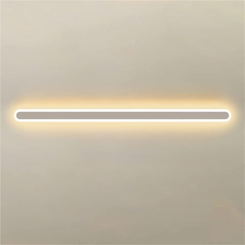 MEVZHH Kronleuchter, Moderne Wandleuchten & Sconces,Malistische Lange Wandleuchte Bar, Dimmbare Indoor Linear Streifen Wandleuchte, Schwarzd Weiß Fmount Deckenleuchten Für Flur, Schlafzimmer, Wohnzimm von MEVZHH