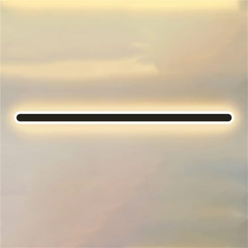 MEVZHH Kronleuchter, Moderne Wandleuchten & Sconces,Malistische Lange Wandleuchte Bar, Dimmbare Indoor Linear Streifen Wandleuchte, Schwarzd Weiß Fmount Deckenleuchten Für Flur, Schlafzimmer, Wohnzimm von MEVZHH