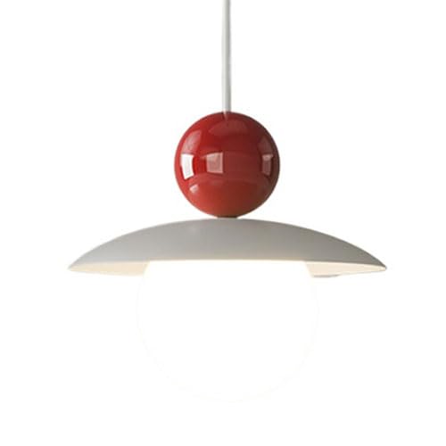 MEVZHH Kronleuchter, Nordic Retro Stil Hängelamschatten, G9 Basis Einkopf Deckenleuchter, Fmount Beleuchtufixturesporch, Balkon, Schlafzimmer, Dekoration Haangilicht/C von MEVZHH