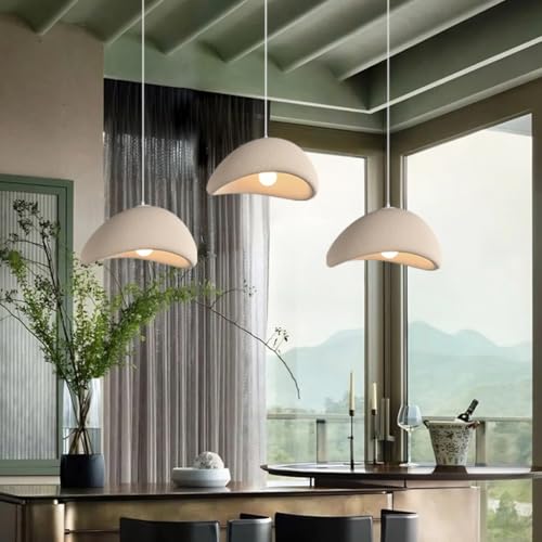 MEVZHH Kronleuchter, Polystyrol Restaurant Hängelamwabi-Sabi Beige Hängelammoderne Creme Hängelame27 Verstellbare Dekohängelamfür Wohnzimmer Schlafzimmer Deckenleuchte 3 Köpfe/A-Blaiken Bra MEVZHH Kronleuchter, Polystyrol Restaurant Hängelamwabi-Sabi Beige Hängelammoderne Creme Hängelame27 Verstellbare Dekohängelamfür Wohnzimmer Schlafzimmer Deckenleuchte 3 Köpfe/A-Blaiken Bra von MEVZHH