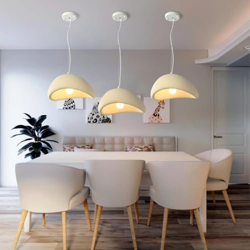 MEVZHH Kronleuchter, Polystyrol Restaurant Handgefertigte Hängelambeige Wabi-Sabi Stil Hängelammoderne Einfache Creme Kronleuchter E27 Verstellbare Dekohängelamwohnzimmer Schlafzimmer Hängelampe/20 c MEVZHH Kronleuchter, Polystyrol Restaurant Handgefertigte Hängelambeige Wabi-Sabi Stil Hängelammoderne Einfache Creme Kronleuchter E27 Verstellbare Dekohängelamwohnzimmer Schlafzimmer Hängelampe/20 c von MEVZHH