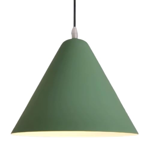 MEVZHH Kronleuchter, Single Head Hanglamengineebeleuchtungpenschirm European Style Decken Kronleuchter Stilvolle Böhmischendelleuchten Restaurant Esszimmer Schlafzimmer Küche Bar/Grün/25Cm von MEVZHH