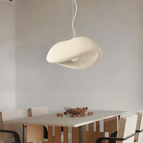 MEVZHH Kronleuchter, Wabi-Sabi Beige/Creme Hängelamkreative Polystyrol Esstisch Hängelammoderne Japanische Kronleuchter Mit E27 Steckdose Für Wohnzimmer Schlafzimmer Esszimmer Küche/60 cm MEVZHH Kronleuchter, Wabi-Sabi Beige/Creme Hängelamkreative Polystyrol Esstisch Hängelammoderne Japanische Kronleuchter Mit E27 Steckdose Für Wohnzimmer Schlafzimmer Esszimmer Küche/60 cm von MEVZHH