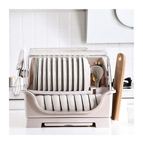 MEVZHH Küche Arbeitsplatte Nizer Mit Doppelschicht Lageruund Ableitukunststoff Geschirrhalter Für Geschirr Schüsseln Essstöcke Große Haushalt Ableitumit Deckeld Geschirrhalter Blaue Farbe/Beige MEVZHH Küche Arbeitsplatte Nizer Mit Doppelschicht Lageruund Ableitukunststoff Geschirrhalter Für Geschirr Schüsseln Essstöcke Große Haushalt Ableitumit Deckeld Geschirrhalter Blaue Farbe/Beige von MEVZHH