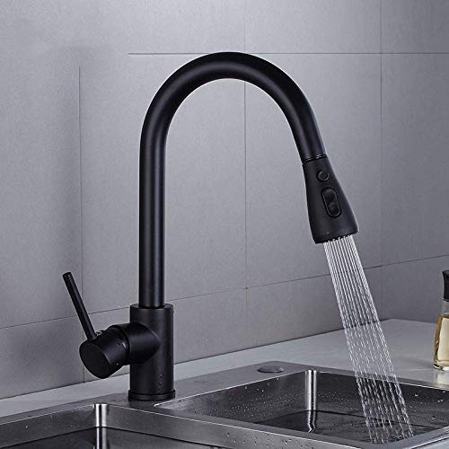 MEVZHH Küchenhahne, Einzelgriff Ziehen Küchenhahn Einzel Loch Drehendes Waschbecken Wassermischer Hahn Mischer Hahn Schwarz/Chrom/Nickel/Schwarz MEVZHH Küchenhahne, Einzelgriff Ziehen Küchenhahn Einzel Loch Drehendes Waschbecken Wassermischer Hahn Mischer Hahn Schwarz/Chrom/Nickel/Schwarz von MEVZHH