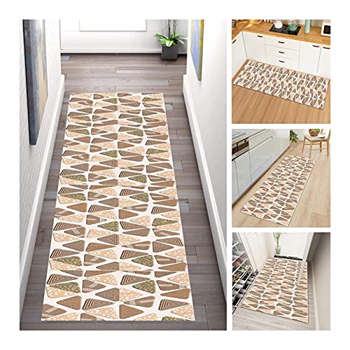 MEVZHH Lange Runner Teppiche Für Flur Teppich, Rutschfester Bereich Teppich Edginon-Shtouch Weiche Dünne Niedrige Stapel Für Küche Wohnzimmer Boden/a / 1.2 X 1M/Ein/1,2 * 2M von MEVZHH