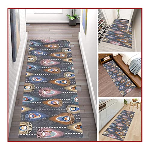 MEVZHH Lange Runner Teppiche Für Flur Teppich, Rutschschutz Teppich Iedgispaltbar Einfach Für Einwohnzimmer, Stapel 0.6Cm / a / 0.6 X 1M/Ein/0,8 * 9M von MEVZHH
