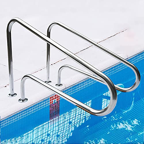 MEVZHH Leitern, 2 Stück Pool Handgelenk, Schwimmbad Hand Schiene Leiter Schritt Handgelenk 304 Edelstahlrfekt Griff Schwimmbad Schiene Für Schwimmbäder Pontons Docksd Mehr von MEVZHH