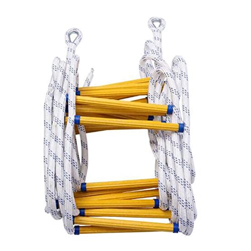 MEVZHH Leitern, Weiche Leiter Rettungsseil Feuerflucht Leiter, Notfallarbeitssicherheit Reaktion Feuerrettufels Climaerial Arbeit Rettuflucht Seil Leiter Weiche Sicherheitsleiter/a / 12M / 39Ft / B von MEVZHH