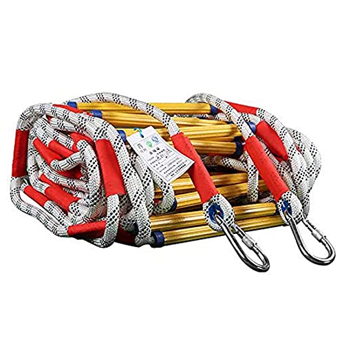 MEVZHH Leitern, Weiche Leiter Seil Leiter Flucht Leiter Rettungsleiter, Rettungsseil Leiter Notfall Feuer Leiter Seil Leiter Für Notfälle Lastkapazität Bis Zu 900Kg, Für Den Schnellen Einsatz In Einem MEVZHH Leitern, Weiche Leiter Seil Leiter Flucht Leiter Rettungsleiter, Rettungsseil Leiter Notfall Feuer Leiter Seil Leiter Für Notfälle Lastkapazität Bis Zu 900Kg, Für Den Schnellen Einsatz In Einem von MEVZHH