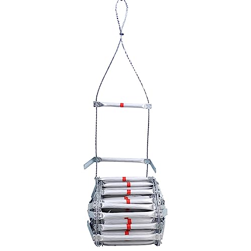 MEVZHH Leitern, Weiche Leiter Seil Leiter Notfall Feuer Flucht Seil Leiter Wiederverwendbare Kompakte Leichte Externe Rettungsleiter/a/L 10M MEVZHH Leitern, Weiche Leiter Seil Leiter Notfall Feuer Flucht Seil Leiter Wiederverwendbare Kompakte Leichte Externe Rettungsleiter/a/L 10M von MEVZHH