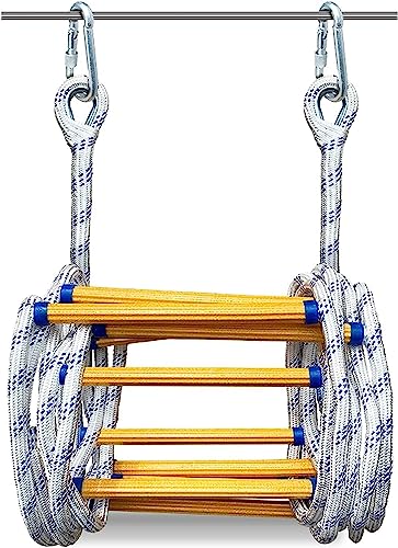 MEVZHH Leitern, Weiche Leiter Sicherheitsleiter, Seil Leiter, Notbrandflucht, Rettungsleiter, Mehrzweckleiter Mit Haken/a / / 9.8Ft von MEVZHH