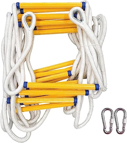 MEVZHH Leitern, Weiche Leiter Sicherheitsleiter, Seil Leiter Rettungsleiter Leiter Mit Haken, Erwachsene Schnellbenutzufenster, Balkon/a / von MEVZHH