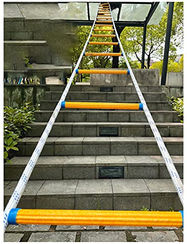 MEVZHH Leitern Weiche Leiter Feuerseil Climlife-Sparende Leiter Tragbare Selbstrettufeuerleiter Climstairs Seil Leiter Outdoor Rettuflucht Leiter/a / 25M / 97.6Ft / a / 25M / 97.6Ft / a / 25M / 97.6 von MEVZHH